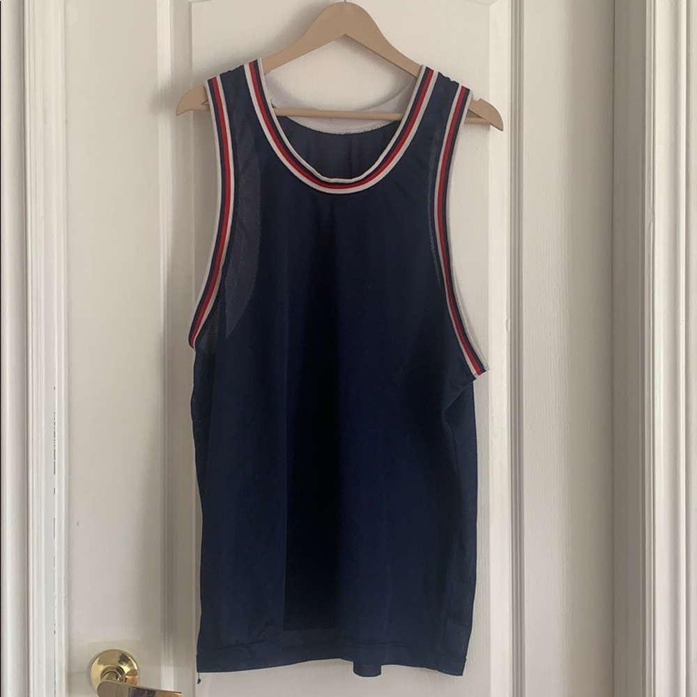 Vintage plain basketball jersey